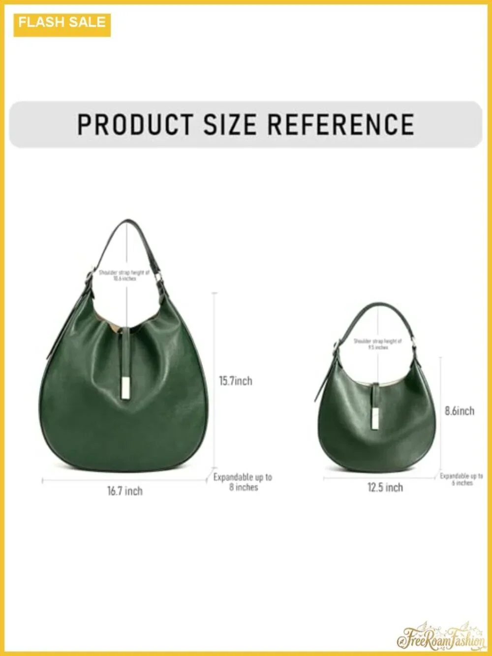Faux Leather Hobo Shoulder Bag Adjustable Strap Handbag Women Purse
